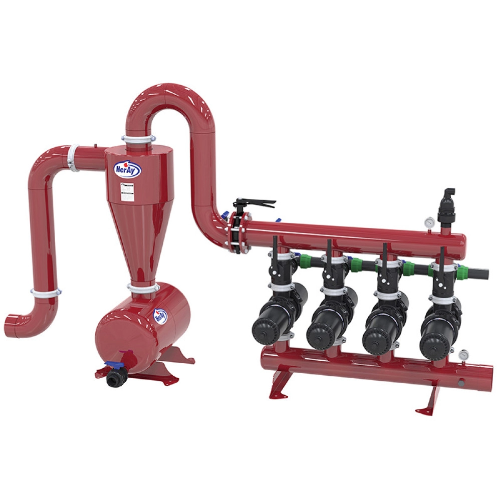 Semi-Automatic / Hydrocyclone and Twin Plastic Disc Filter Systems